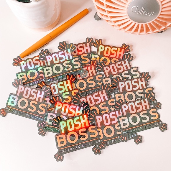 Posh Boss Holographic Sticker - Picture 3 of 6